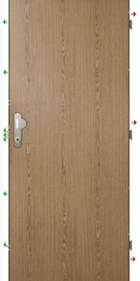Bezpečnostní dveře Bedex Standard 3 - do bytu, světlé