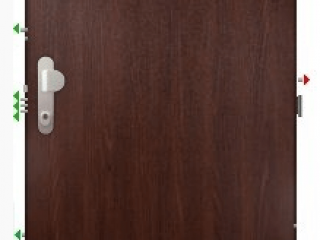 Dveře Bedex Standard 3 tmav&eacute;