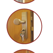 Detail bezpečnostních dveří ve 3RC